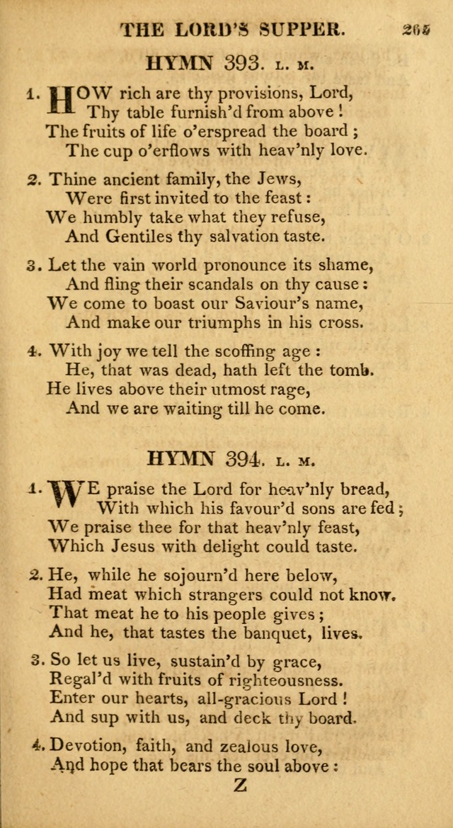 A Collection of Hymns and A Liturgy: for the use of Evangelical Lutheran Churches; to which are added prayers for families and individuals page 267