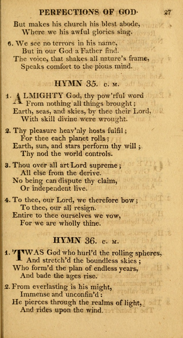 A Collection of Hymns and A Liturgy: for the use of Evangelical Lutheran Churches; to which are added prayers for families and individuals page 27