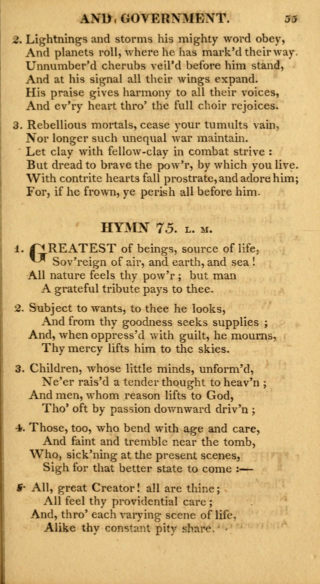 A Collection of Hymns and A Liturgy: for the use of Evangelical Lutheran Churches; to which are added prayers for families and individuals page 55