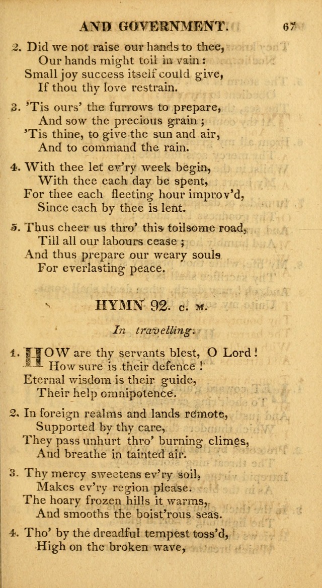 A Collection of Hymns and A Liturgy: for the use of Evangelical Lutheran Churches; to which are added prayers for families and individuals page 67