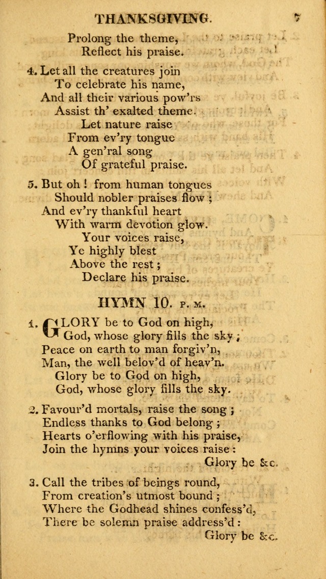 A Collection of Hymns and A Liturgy: for the use of Evangelical Lutheran Churches; to which are added prayers for families and individuals page 7