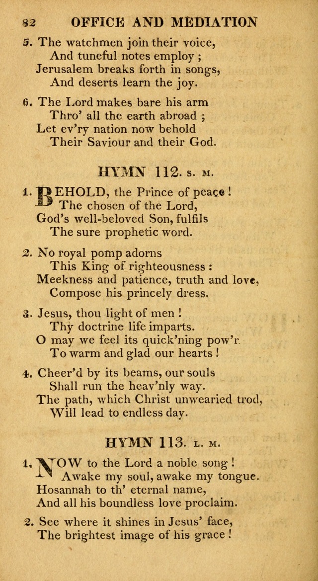 A Collection of Hymns and A Liturgy: for the use of Evangelical Lutheran Churches; to which are added prayers for families and individuals page 82