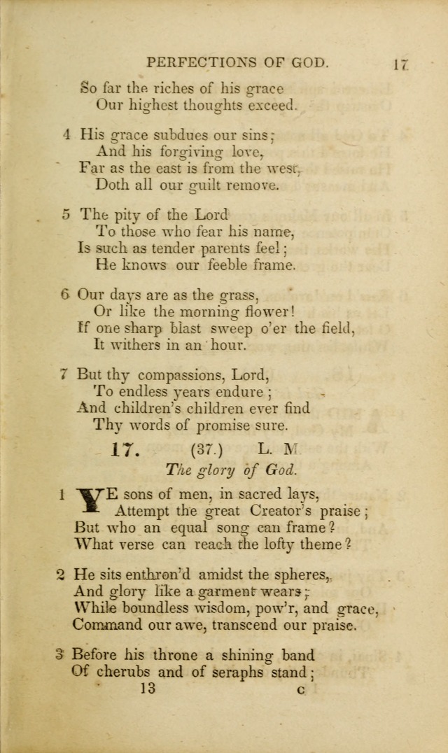 A Collection of Hymns and Prayers, for Public and Private Worship page 18