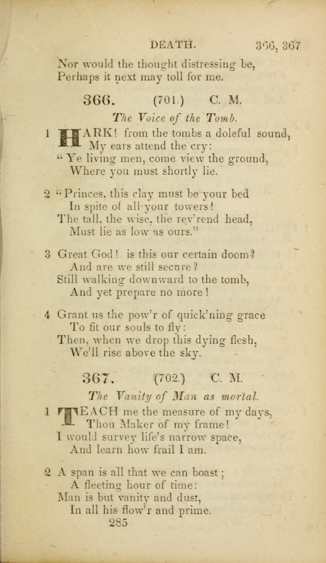 A Collection of Hymns and Prayers, for Public and Private Worship page 290