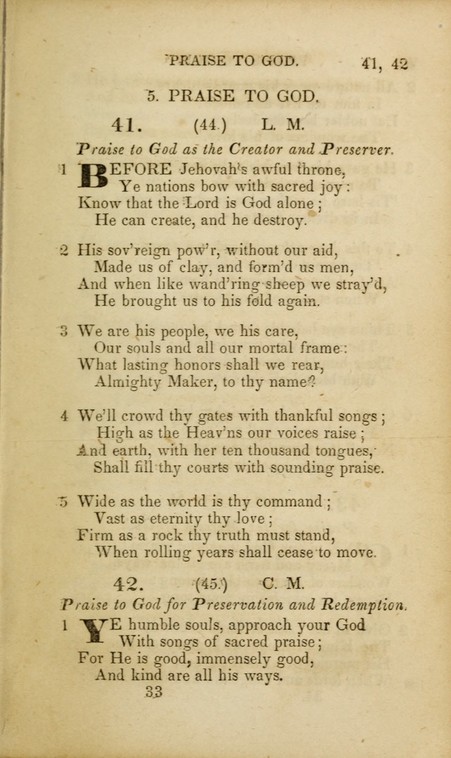 A Collection of Hymns and Prayers, for Public and Private Worship page 38