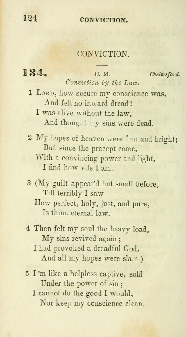 Conference Hymns : adapted to religious conferences, and meetings for prayer, to which is added a selection of the most favorite melodies in common use page 124