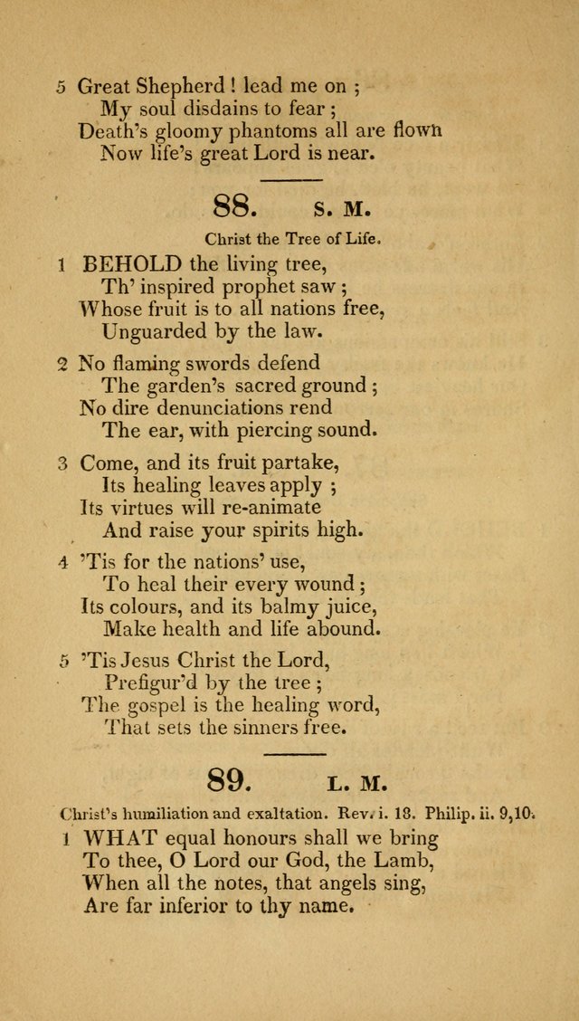 Christian Hymns: adapted to the worship of God our Saviour in public and private devotion, compiled from the most approved ancient and modern authors, for the Central Universalist Society... page 85