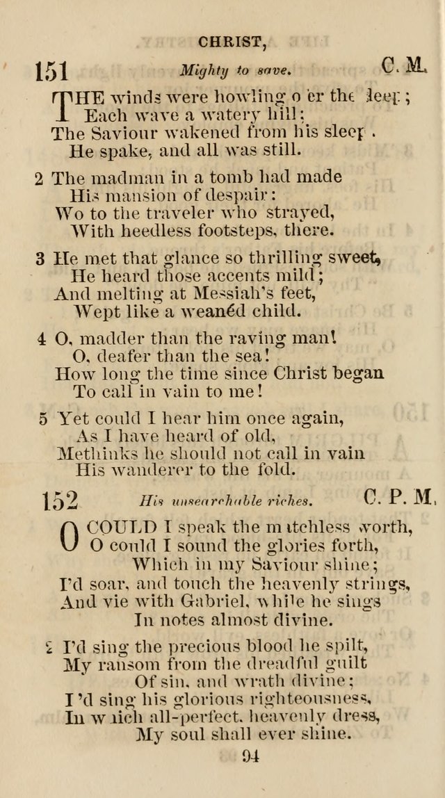 The Christian Hymn Book: a compilation of psalms, hymns and spiritual songs, original and selected (Rev. and enl.) page 103