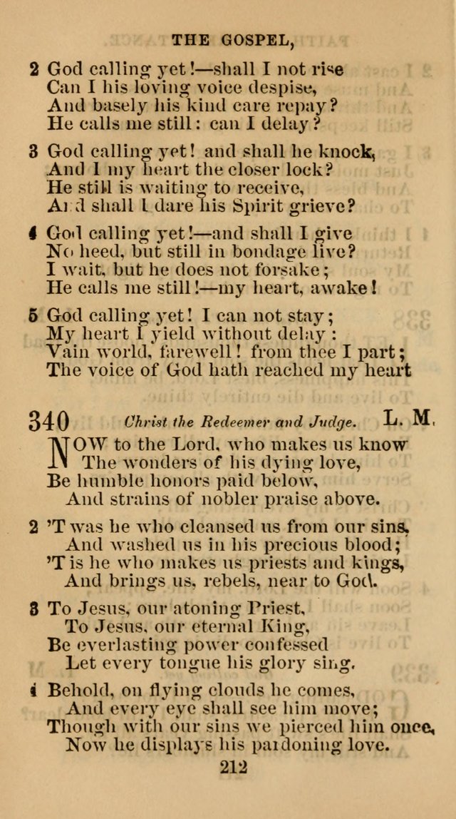 The Christian Hymn Book: a compilation of psalms, hymns and spiritual songs, original and selected (Rev. and enl.) page 221
