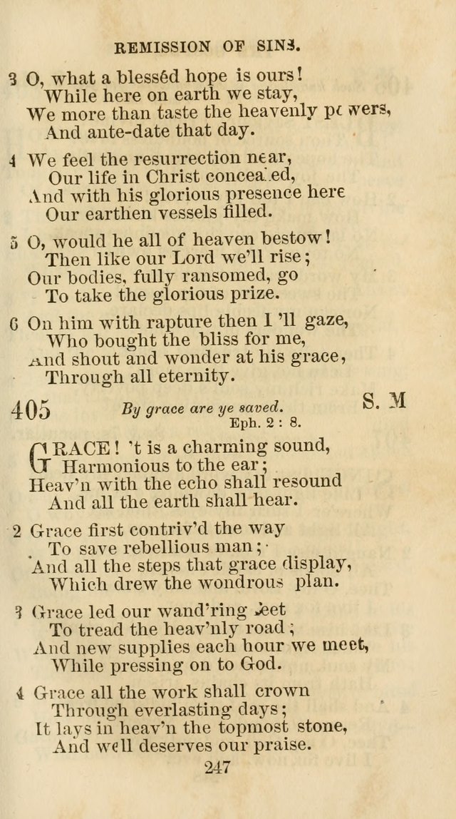 The Christian Hymn Book: a compilation of psalms, hymns and spiritual songs, original and selected (Rev. and enl.) page 256
