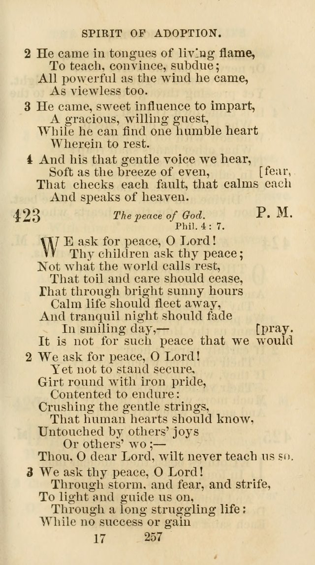 The Christian Hymn Book: a compilation of psalms, hymns and spiritual songs, original and selected (Rev. and enl.) page 266