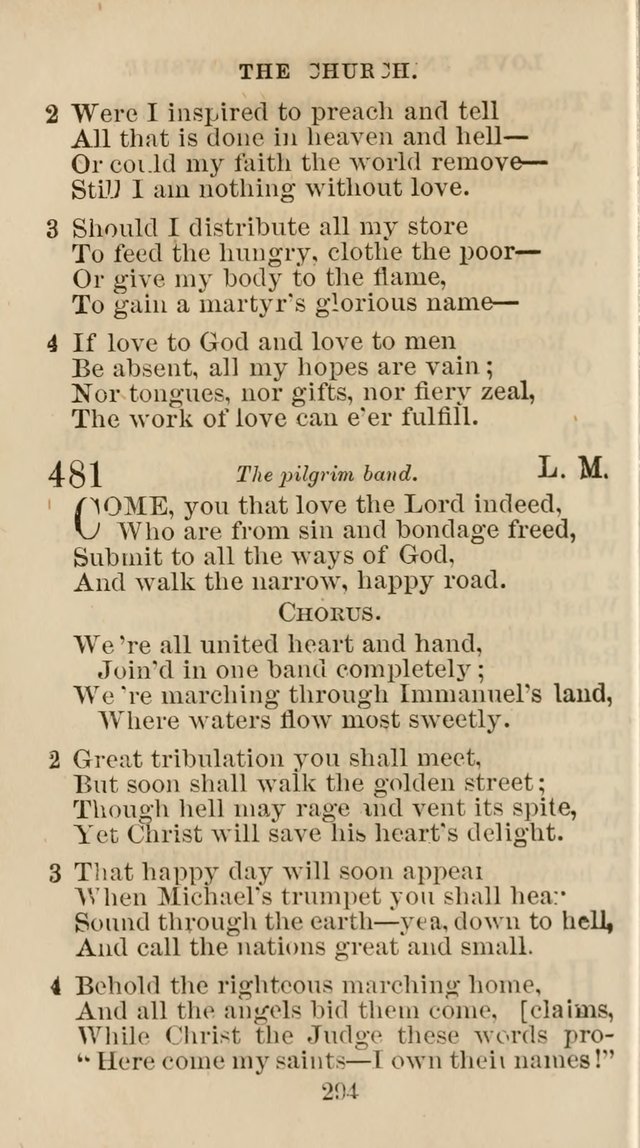 The Christian Hymn Book: a compilation of psalms, hymns and spiritual songs, original and selected (Rev. and enl.) page 303
