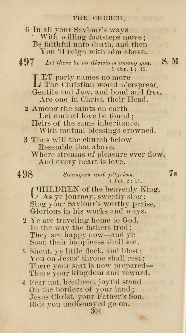 The Christian Hymn Book: a compilation of psalms, hymns and spiritual songs, original and selected (Rev. and enl.) page 313