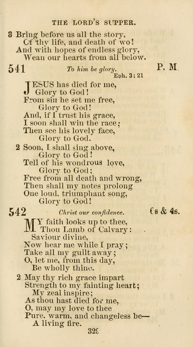 The Christian Hymn Book: a compilation of psalms, hymns and spiritual songs, original and selected (Rev. and enl.) page 338