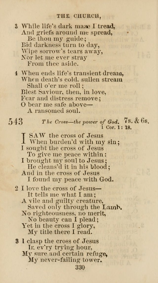 The Christian Hymn Book: a compilation of psalms, hymns and spiritual songs, original and selected (Rev. and enl.) page 339