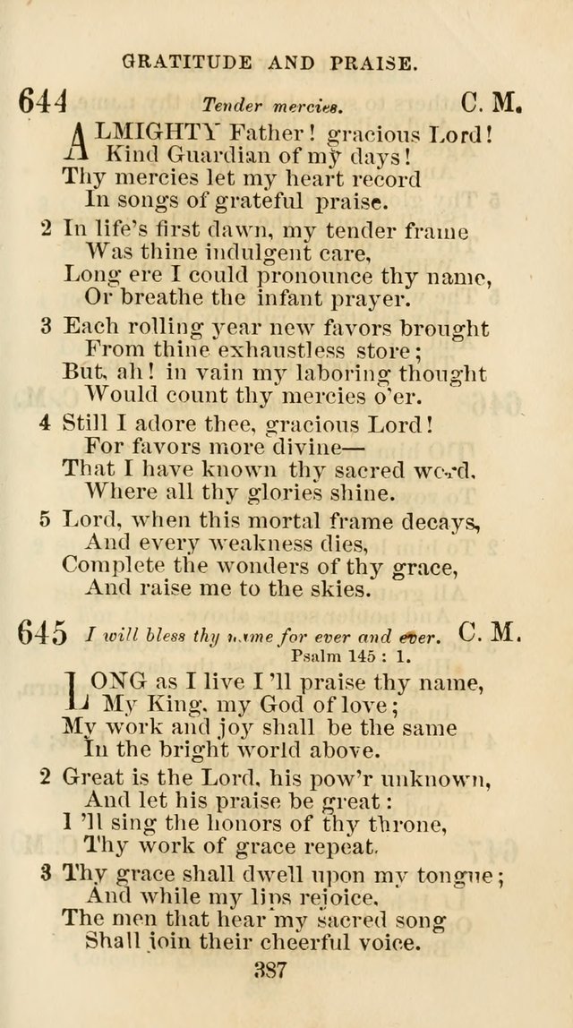 The Christian Hymn Book: a compilation of psalms, hymns and spiritual songs, original and selected (Rev. and enl.) page 396