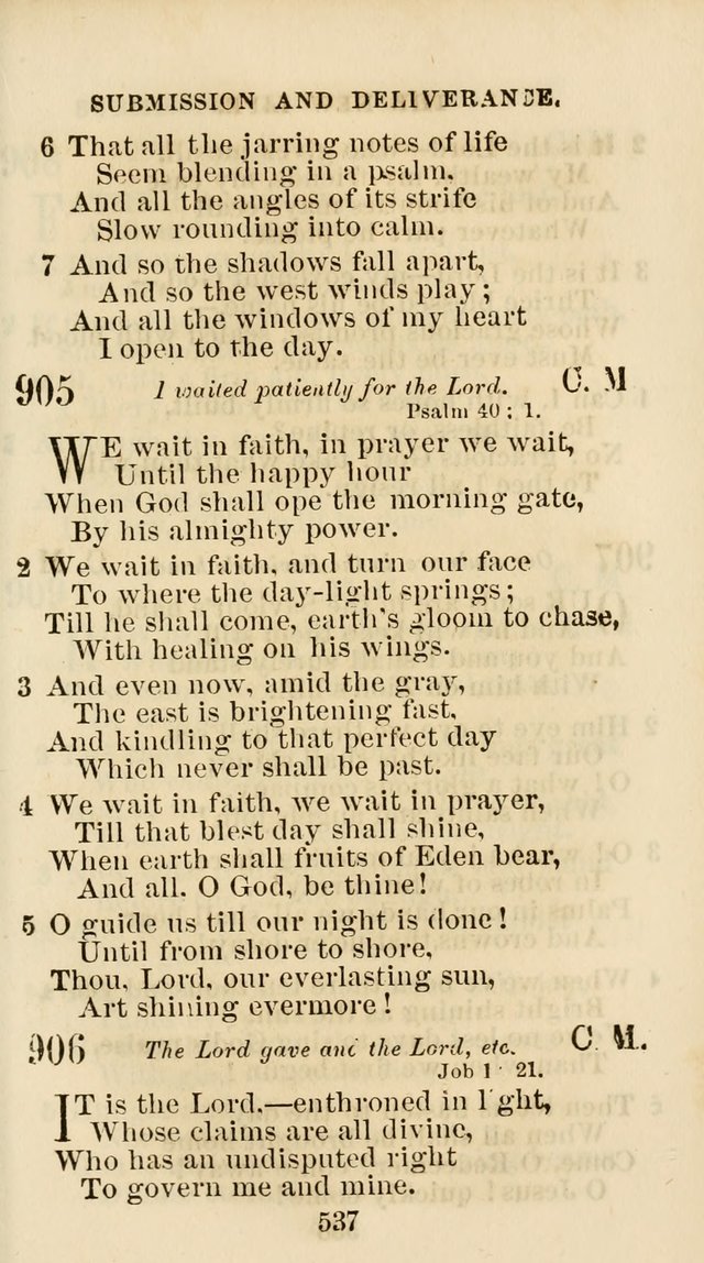 The Christian Hymn Book: a compilation of psalms, hymns and spiritual songs, original and selected (Rev. and enl.) page 546