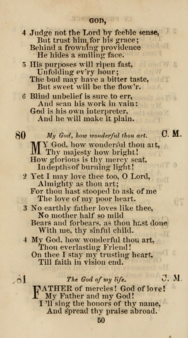 The Christian Hymn Book: a compilation of psalms, hymns and spiritual songs, original and selected (Rev. and enl.) page 59