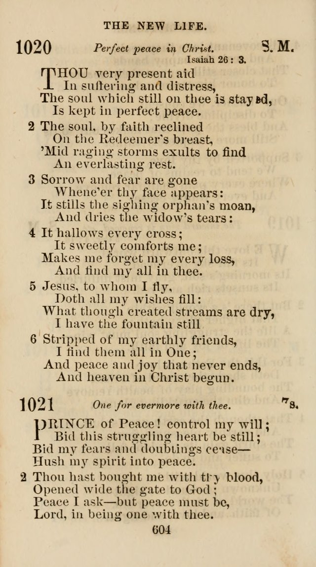The Christian Hymn Book: a compilation of psalms, hymns and spiritual songs, original and selected (Rev. and enl.) page 613