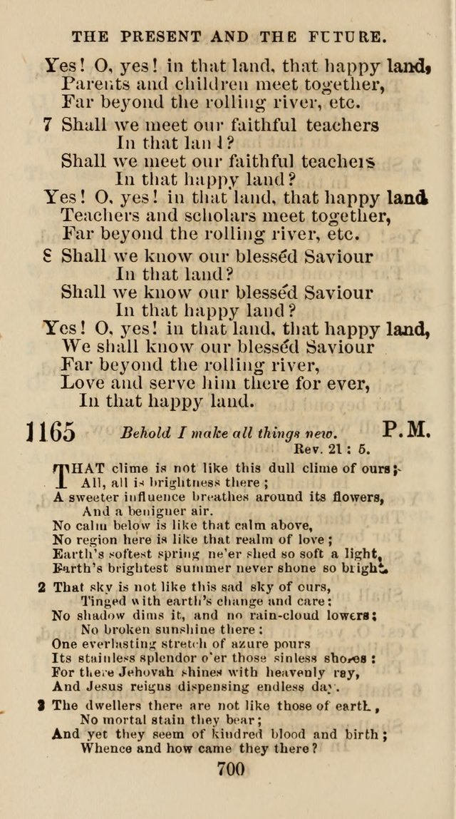 The Christian Hymn Book: a compilation of psalms, hymns and spiritual songs, original and selected (Rev. and enl.) page 709