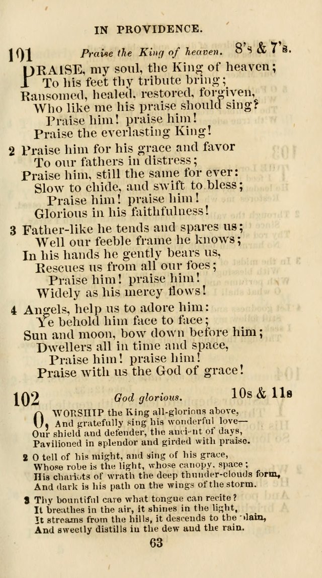 The Christian Hymn Book: a compilation of psalms, hymns and spiritual songs, original and selected (Rev. and enl.) page 72