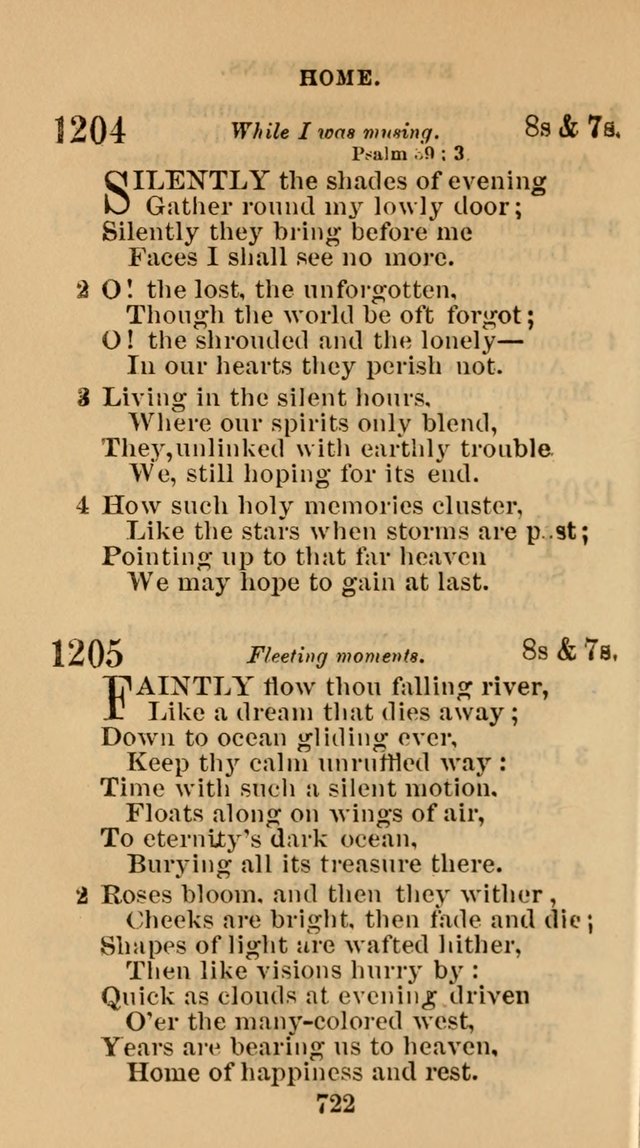 The Christian Hymn Book: a compilation of psalms, hymns and spiritual songs, original and selected (Rev. and enl.) page 731