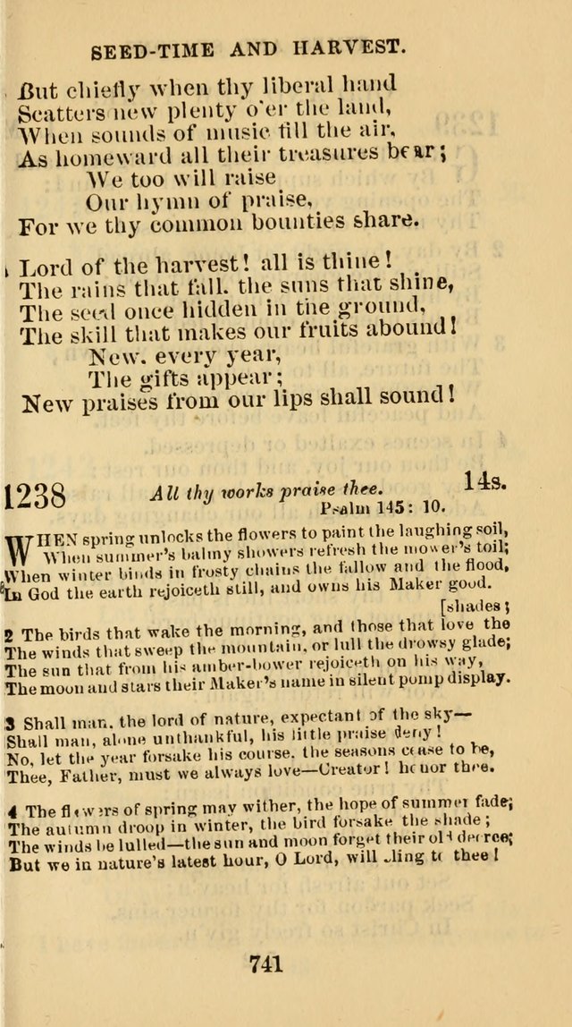 The Christian Hymn Book: a compilation of psalms, hymns and spiritual songs, original and selected (Rev. and enl.) page 750