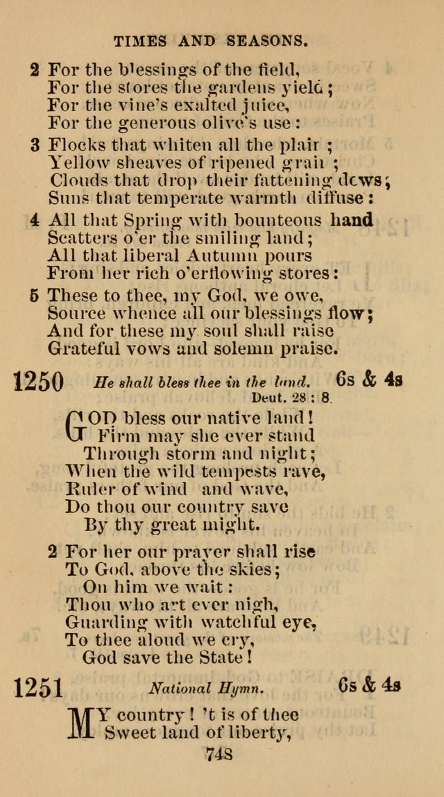 The Christian Hymn Book: a compilation of psalms, hymns and spiritual songs, original and selected (Rev. and enl.) page 757