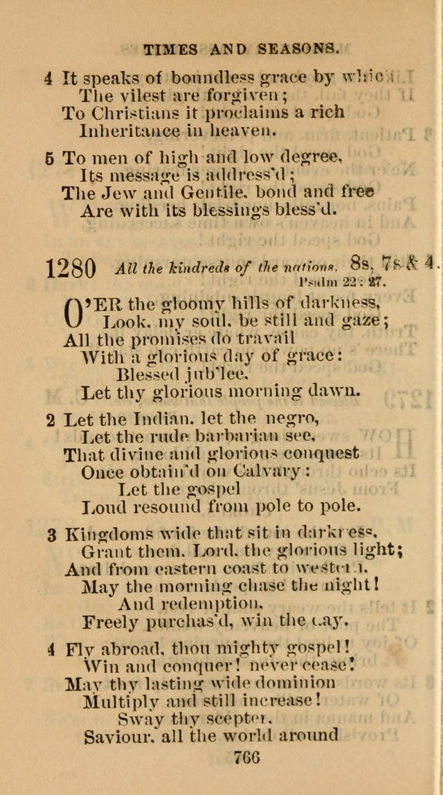 The Christian Hymn Book: a compilation of psalms, hymns and spiritual songs, original and selected (Rev. and enl.) page 775
