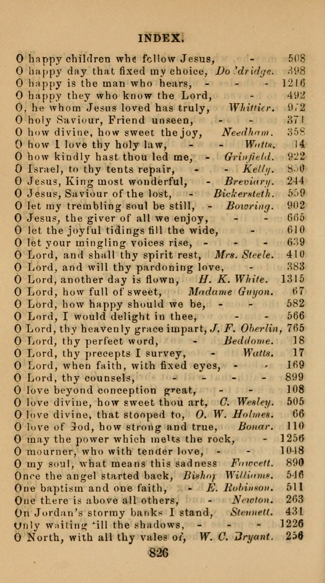 The Christian Hymn Book: a compilation of psalms, hymns and spiritual songs, original and selected (Rev. and enl.) page 835