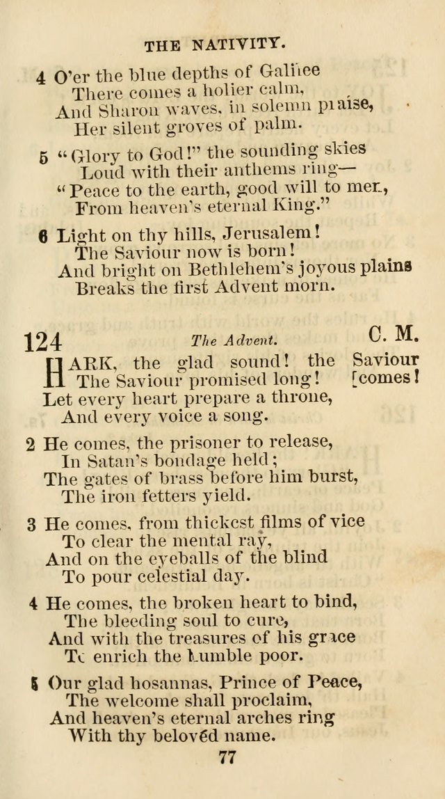 The Christian Hymn Book: a compilation of psalms, hymns and spiritual songs, original and selected (Rev. and enl.) page 86