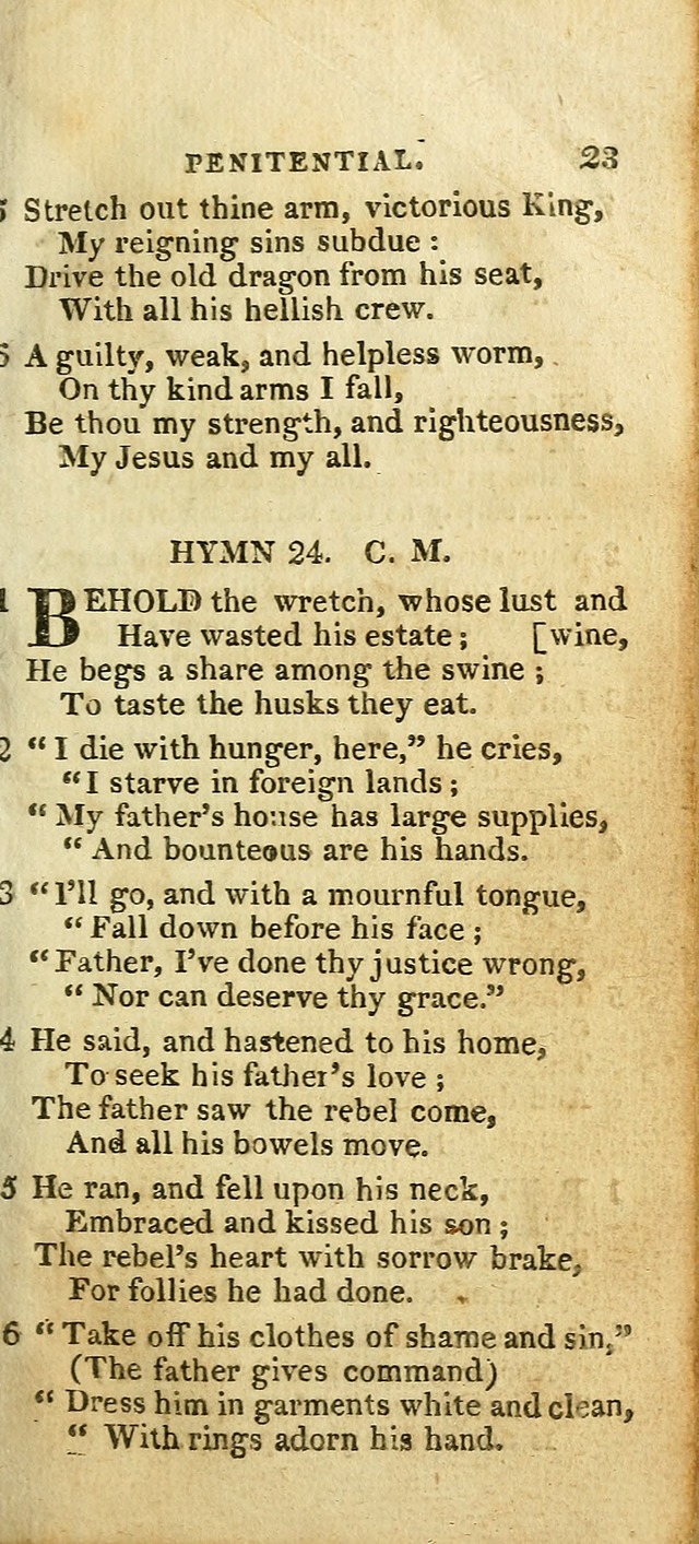 The Christian Hymn-Book (Corr. and Enl., 3rd. ed.) page 25