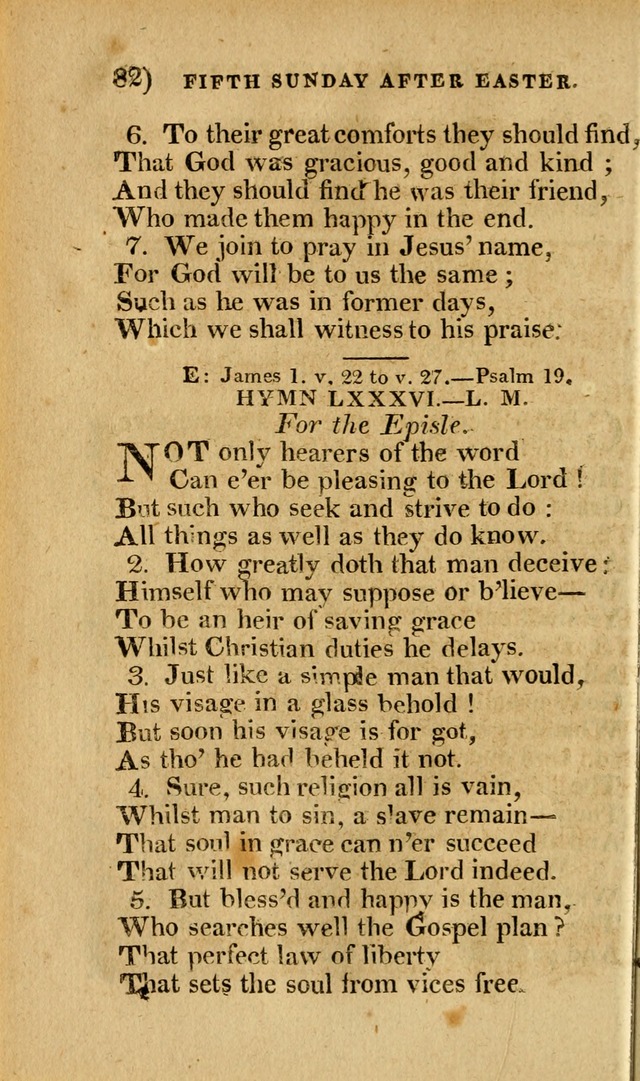 Church Hymn Book: consisting of newly composed hymns with the addition of hymns and psalms, from other authors, carefully adapted for the use of public worship, and many other occasions (1st ed.) page 101