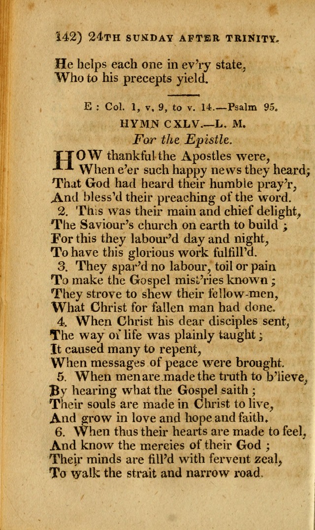 Church Hymn Book: consisting of newly composed hymns with the addition of hymns and psalms, from other authors, carefully adapted for the use of public worship, and many other occasions (1st ed.) page 161