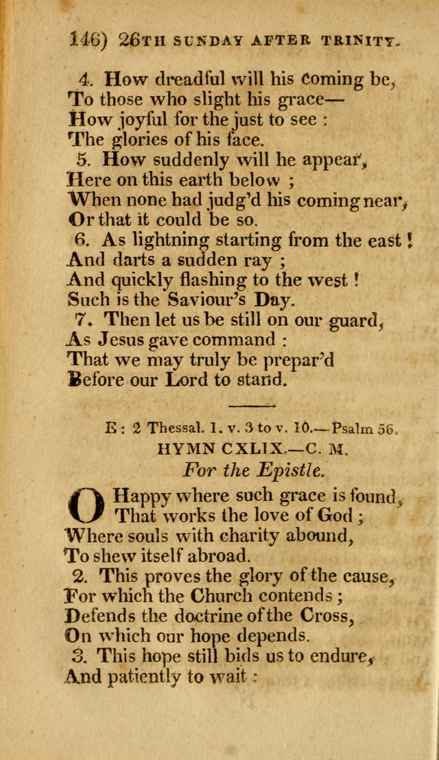 Church Hymn Book: consisting of newly composed hymns with the addition of hymns and psalms, from other authors, carefully adapted for the use of public worship, and many other occasions (1st ed.) page 165