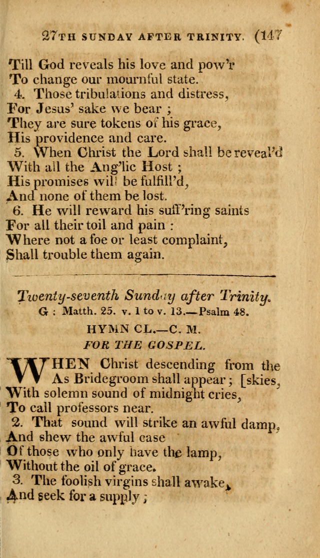 Church Hymn Book: consisting of newly composed hymns with the addition of hymns and psalms, from other authors, carefully adapted for the use of public worship, and many other occasions (1st ed.) page 166