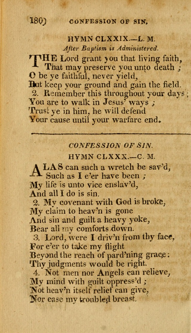 Church Hymn Book: consisting of newly composed hymns with the addition of hymns and psalms, from other authors, carefully adapted for the use of public worship, and many other occasions (1st ed.) page 199