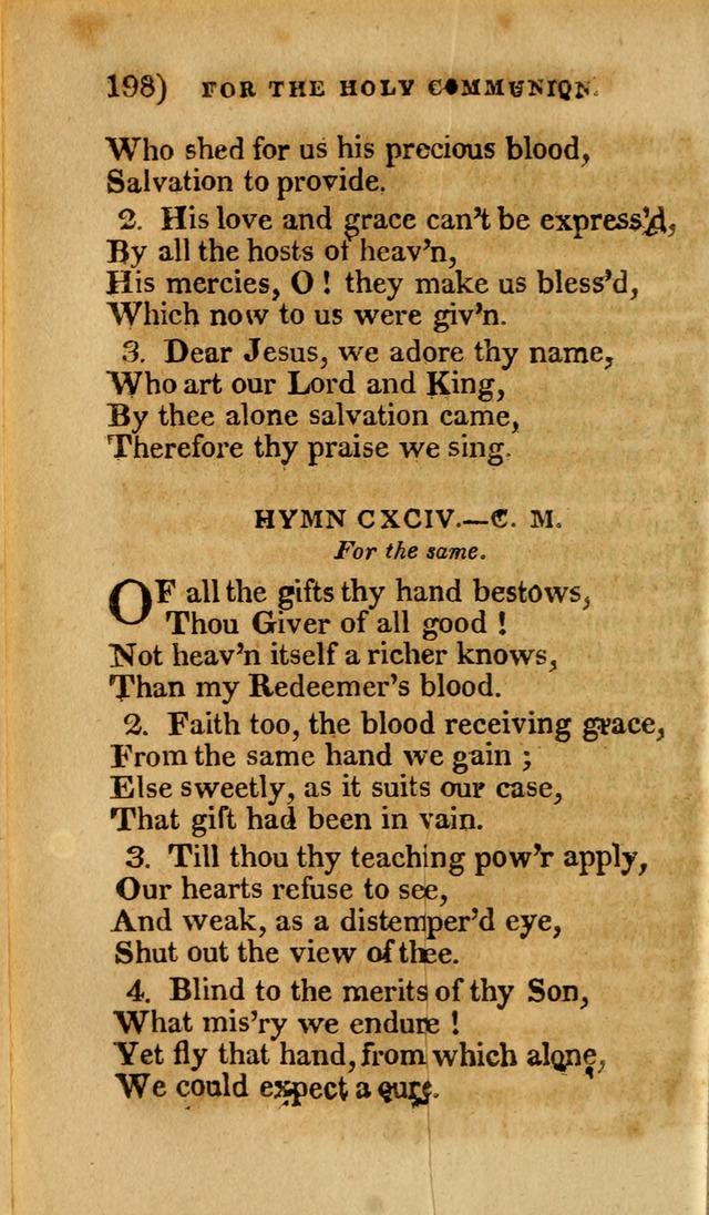 Church Hymn Book: consisting of newly composed hymns with the addition of hymns and psalms, from other authors, carefully adapted for the use of public worship, and many other occasions (1st ed.) page 217