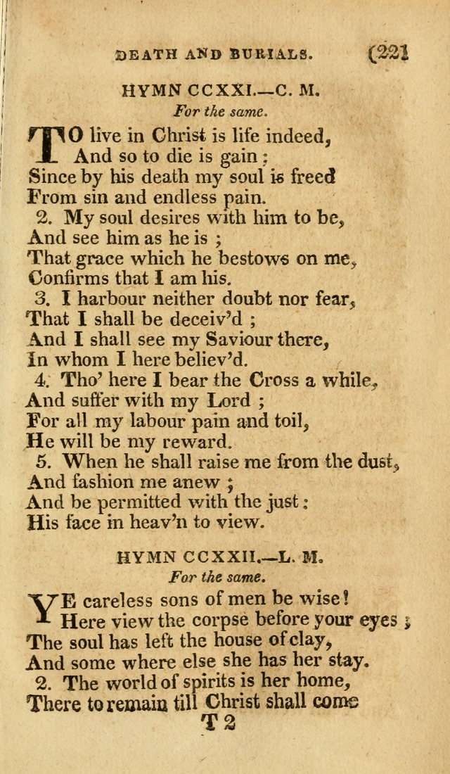 Church Hymn Book: consisting of newly composed hymns with the addition of hymns and psalms, from other authors, carefully adapted for the use of public worship, and many other occasions (1st ed.) page 240