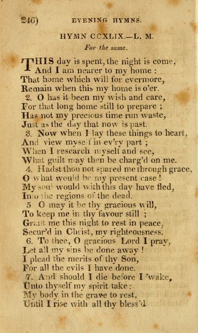 Church Hymn Book: consisting of newly composed hymns with the addition of hymns and psalms, from other authors, carefully adapted for the use of public worship, and many other occasions (1st ed.) page 265