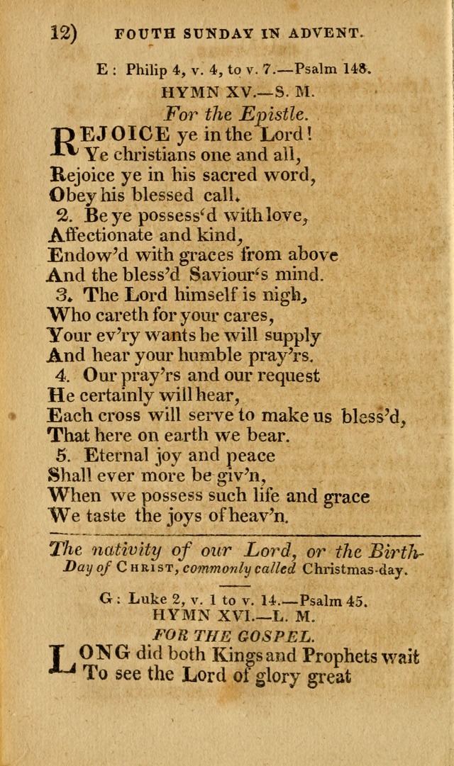 Church Hymn Book: consisting of newly composed hymns with the addition of hymns and psalms, from other authors, carefully adapted for the use of public worship, and many other occasions (1st ed.) page 31