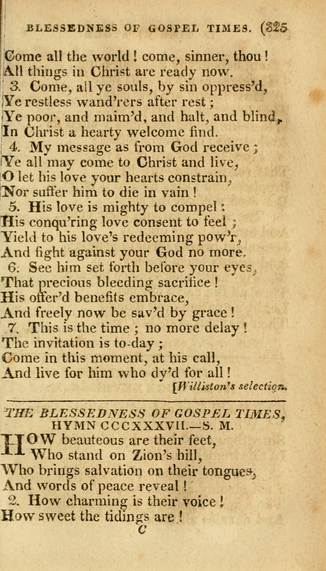 Church Hymn Book: consisting of newly composed hymns with the addition of hymns and psalms, from other authors, carefully adapted for the use of public worship, and many other occasions (1st ed.) page 344