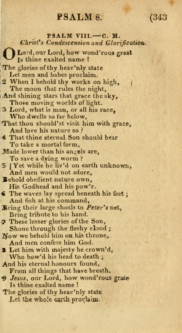 Church Hymn Book: consisting of newly composed hymns with the addition of hymns and psalms, from other authors, carefully adapted for the use of public worship, and many other occasions (1st ed.) page 362