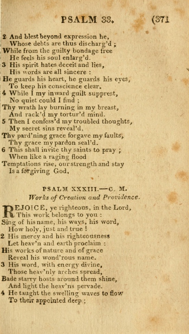 Church Hymn Book: consisting of newly composed hymns with the addition of hymns and psalms, from other authors, carefully adapted for the use of public worship, and many other occasions (1st ed.) page 390