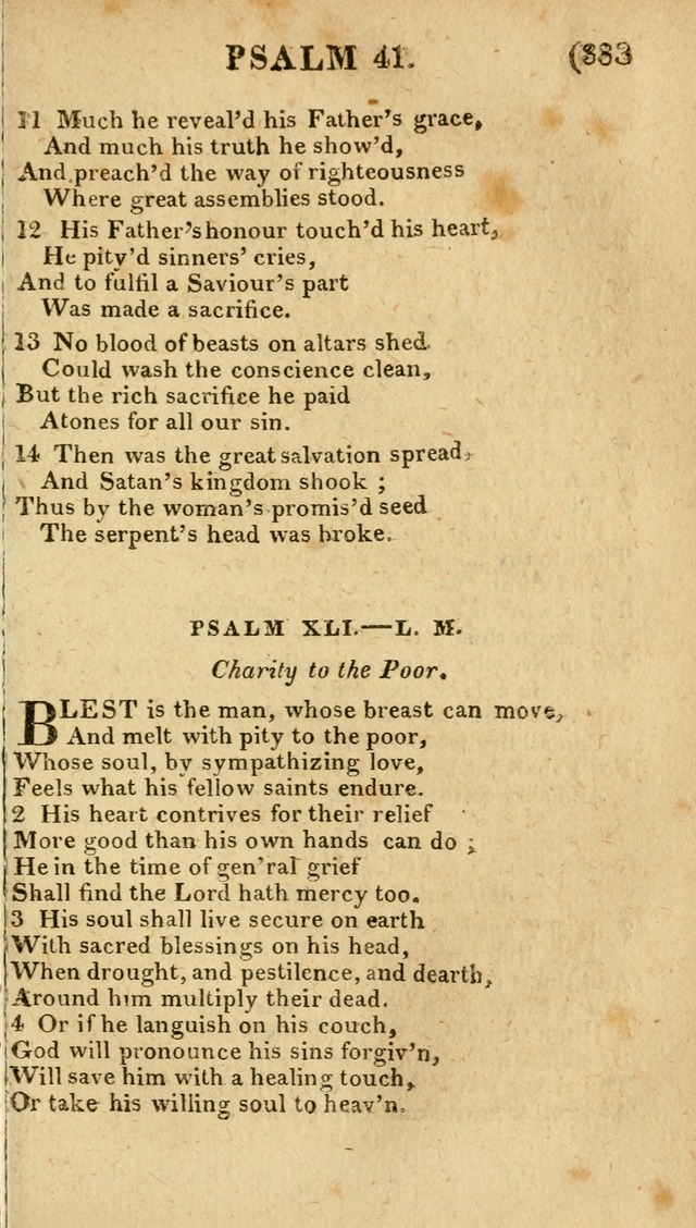 Church Hymn Book: consisting of newly composed hymns with the addition of hymns and psalms, from other authors, carefully adapted for the use of public worship, and many other occasions (1st ed.) page 402