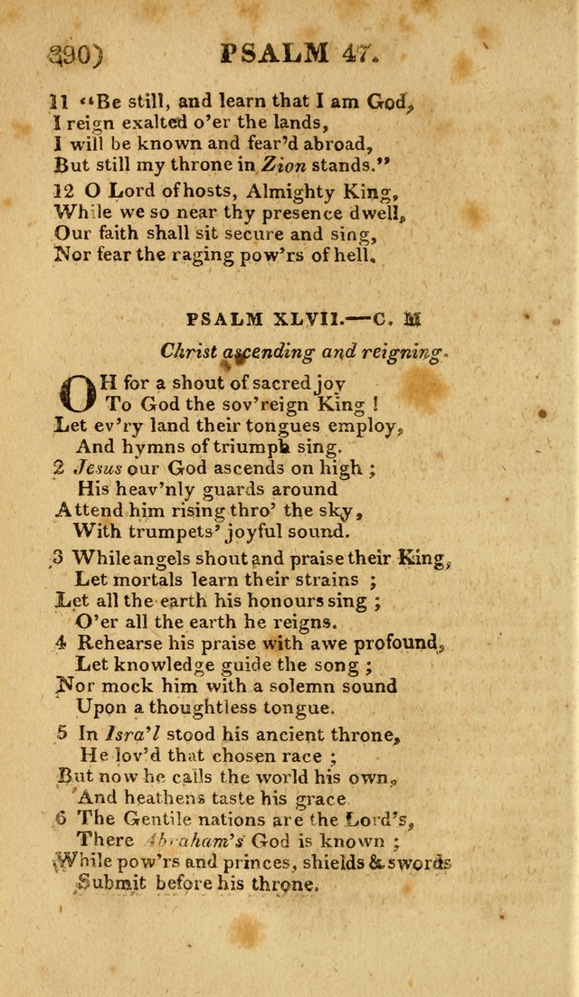 Church Hymn Book: consisting of newly composed hymns with the addition of hymns and psalms, from other authors, carefully adapted for the use of public worship, and many other occasions (1st ed.) page 409