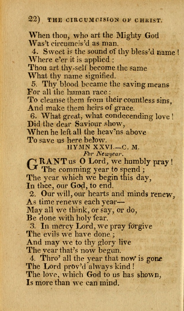 Church Hymn Book: consisting of newly composed hymns with the addition of hymns and psalms, from other authors, carefully adapted for the use of public worship, and many other occasions (1st ed.) page 41
