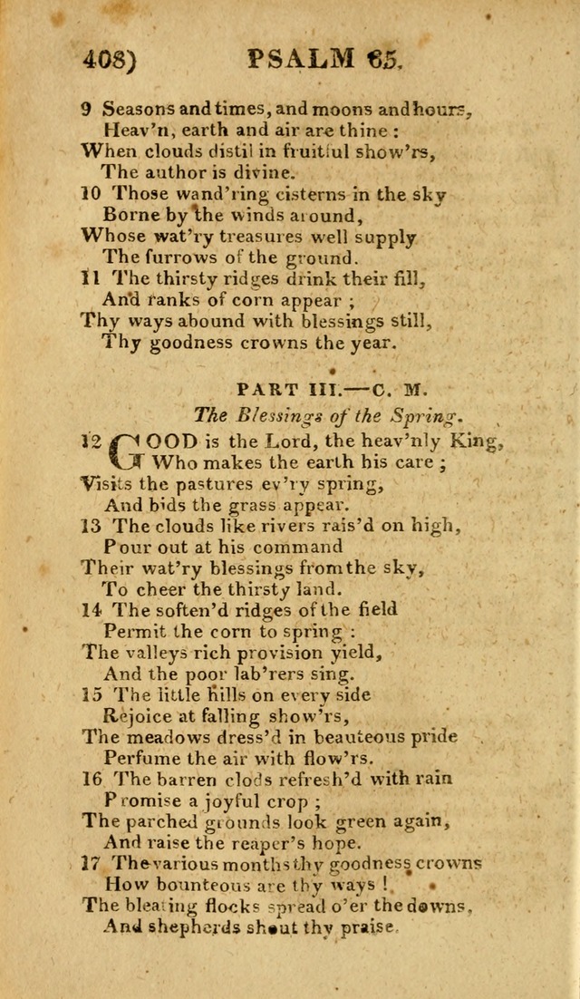 Church Hymn Book: consisting of newly composed hymns with the addition of hymns and psalms, from other authors, carefully adapted for the use of public worship, and many other occasions (1st ed.) page 427