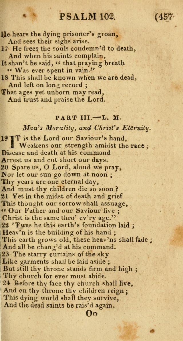 Church Hymn Book: consisting of newly composed hymns with the addition of hymns and psalms, from other authors, carefully adapted for the use of public worship, and many other occasions (1st ed.) page 476