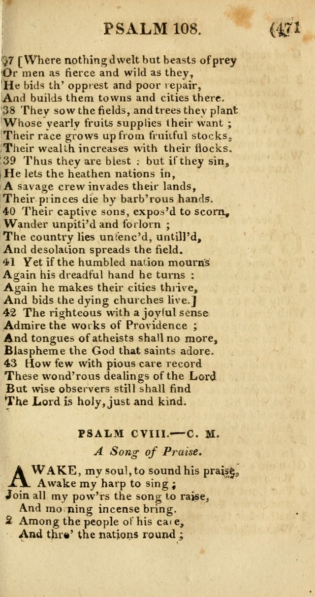 Church Hymn Book: consisting of newly composed hymns with the addition of hymns and psalms, from other authors, carefully adapted for the use of public worship, and many other occasions (1st ed.) page 490